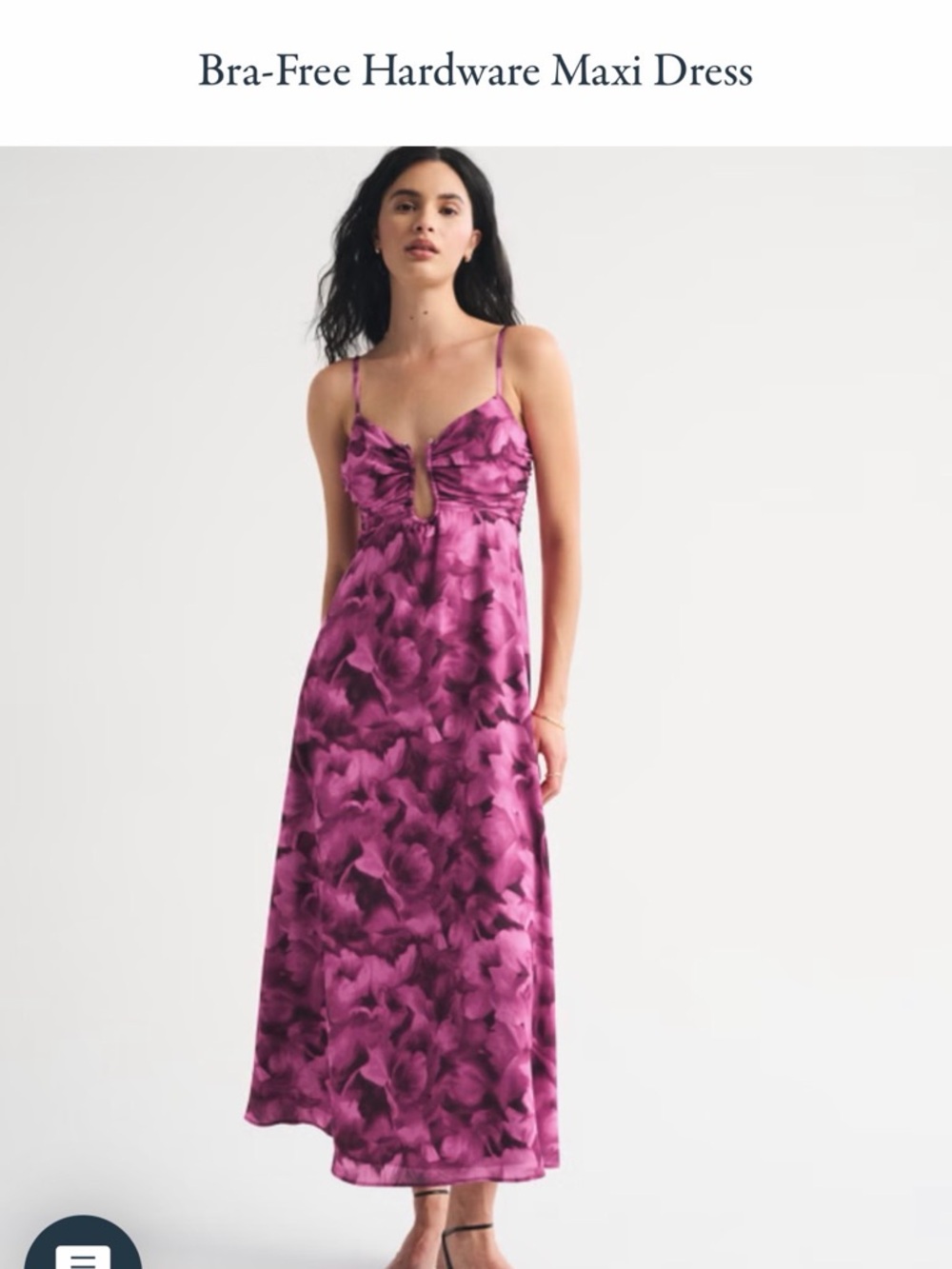 Abercrombie & Fitch Mint Floral Dress with Pink & Red Blooms - Picture 3 of 5